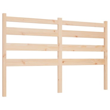 vidaXL Κεφαλάρι Κρεβατιού 146x4x100cm από Μασίφ Ξύλο Πεύκου 1 τεμ.