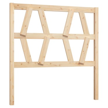 vidaXL Κεφαλάρι Κρεβατιού 81x4x100cm από Μασίφ Ξύλο Πεύκου 1 τεμ.
