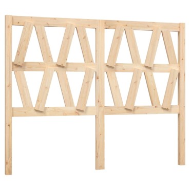 vidaXL Κεφαλάρι Κρεβατιού 141x4x100cm από Μασίφ Ξύλο Πεύκου 1 τεμ.