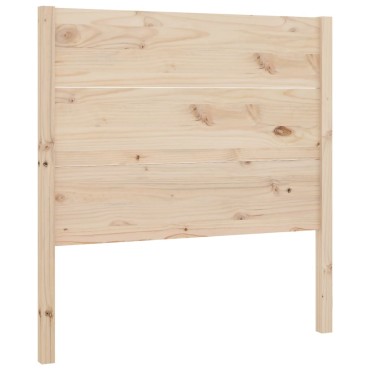 vidaXL Κεφαλάρι Κρεβατιού 81x4x100cm από Μασίφ Ξύλο Πεύκου 1 τεμ.