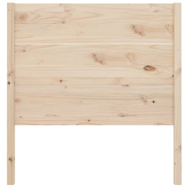 vidaXL Κεφαλάρι Κρεβατιού 81x4x100cm από Μασίφ Ξύλο Πεύκου 1 τεμ.