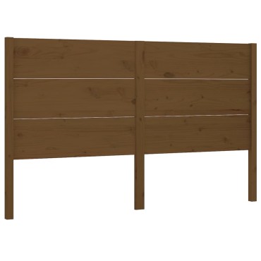 vidaXL Κεφαλάρι Καφέ 126x4x100cm από Μασίφ Ξύλο Πεύκου 1 τεμ.