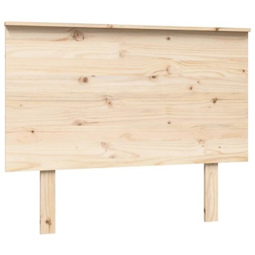 vidaXL Κεφαλάρι Κρεβατιού 104x6x82,5cm από Μασίφ Ξύλο Πεύκου 1 τεμ.