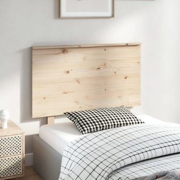 vidaXL Κεφαλάρι Κρεβατιού 104x6x82,5cm από Μασίφ Ξύλο Πεύκου 1 τεμ.