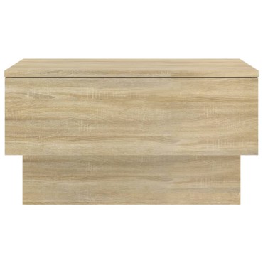 vidaXL Κομοδίνο Επιτοίχιο Sonoma Δρυς 60x40x40cm 1 τεμ.