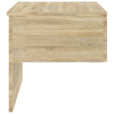 vidaXL Κομοδίνο Επιτοίχιο Sonoma Δρυς 60x40x40cm 1 τεμ.