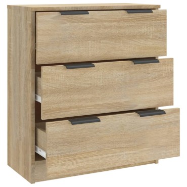 vidaXL Συρταριέρα Sonoma Δρυς 60x30x70cm από Επεξεργασμένο Ξύλο 1 τεμ.
