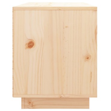 vidaXL Έπιπλο Τηλεόρασης 74x35x44cm από Μασίφ Ξύλο Πεύκου