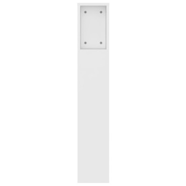 vidaXL Κεφαλάρι Με Αποθηκευτικό Χώρο Λευκό 140x18,5x104,5cm 1 τεμ.