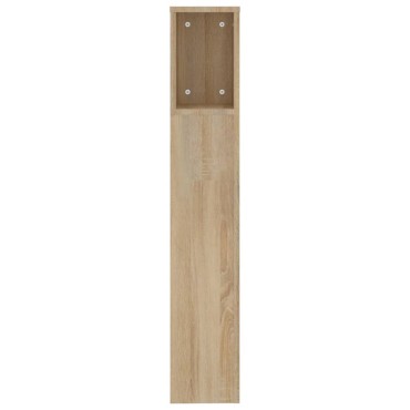 vidaXL Κεφαλάρι Με Αποθηκευτικό Χώρο Sonoma Δρυς 200x18,5x104,5cm 1 τεμ.