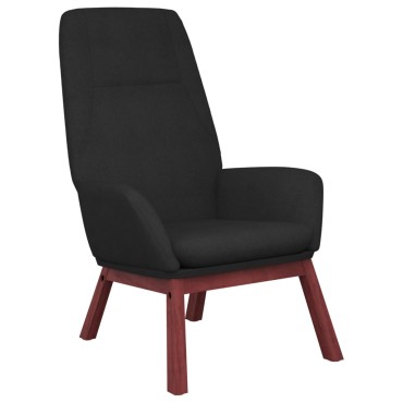 vidaXL Πολυθρόνα Relax Μαύρη Υφασμάτινη 70x77x94cm 1 τεμ.