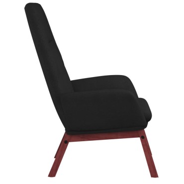 vidaXL Πολυθρόνα Relax Μαύρη Υφασμάτινη 70x77x94cm 1 τεμ.