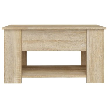 vidaXL Τραπεζάκι Σαλονιού Sonoma Δρυς 79x49x41cm Επεξεργασμένο Ξύλο 1 τεμ.