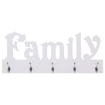 vidaXL Κρεμάστρα Τοίχου «FAMILY» 74 x 29,5  εκ.