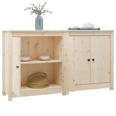 vidaXL Ντουλάπια 2 τεμ. 70x35x80cm από Μασίφ Ξύλο Πεύκου