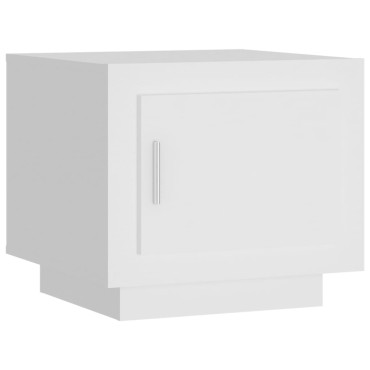 vidaXL Τραπεζάκι Σαλονιού Λευκό 51x50x45cm Επεξεργασμένο Ξύλο 1 τεμ.