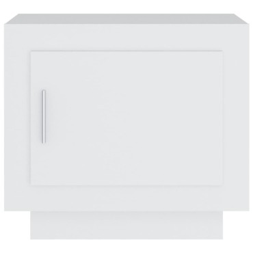 vidaXL Τραπεζάκι Σαλονιού Λευκό 51x50x45cm Επεξεργασμένο Ξύλο 1 τεμ.