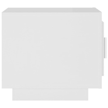 vidaXL Τραπεζάκι Σαλονιού Λευκό 51x50x45cm Επεξεργασμένο Ξύλο 1 τεμ.