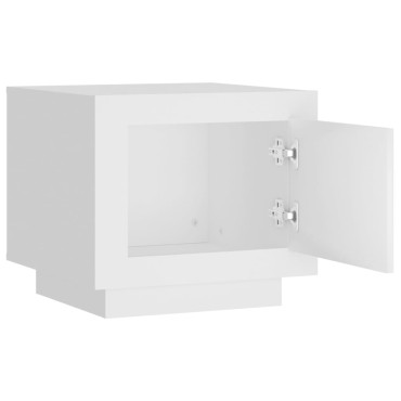vidaXL Τραπεζάκι Σαλονιού Λευκό 51x50x45cm Επεξεργασμένο Ξύλο 1 τεμ.