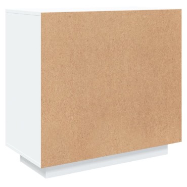 vidaXL Ντουλάπι Λευκό 80x40x75cm από Επεξεργασμένο Ξύλο 1 τεμ.