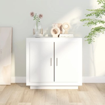 vidaXL Ντουλάπι Λευκό 80x40x75cm από Επεξεργασμένο Ξύλο 1 τεμ.
