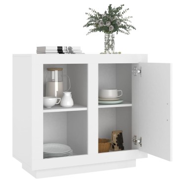 vidaXL Μπουφές Λευκός 80x40x75cm 1 τεμ.