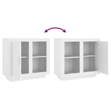 vidaXL Μπουφές Λευκός 80x40x75cm 1 τεμ.