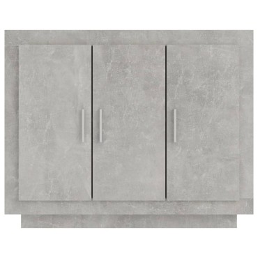 vidaXL Ντουλάπι Γκρι Σκυροδέματος 92x35x75cm Επεξεργασμένο Ξύλο 1 τεμ.