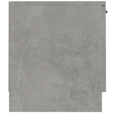 vidaXL Έπιπλο Τηλεόρασης Γκρι Σκυροδέματος 140x35x40cm Επεξεργ. Ξύλο