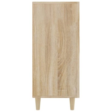vidaXL Ντουλάπι Sonoma δρυς 90x34x80cm Επεξεργασμένο Ξύλο 1 τεμ.