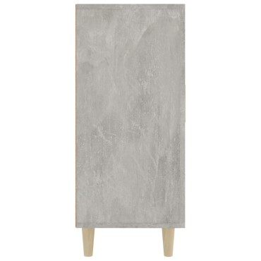 vidaXL Ντουλάπι Γκρι Σκυροδέματος 90x34x80cm Επεξεργασμένο Ξύλο 1 τεμ.