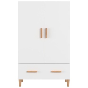 vidaXL Ντουλάπι Λευκό 70x31x115cm από Επεξεργασμένο Ξύλο 1 τεμ.