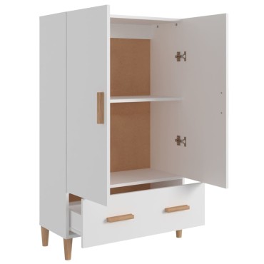 vidaXL Ντουλάπι Λευκό 70x31x115cm από Επεξεργασμένο Ξύλο 1 τεμ.