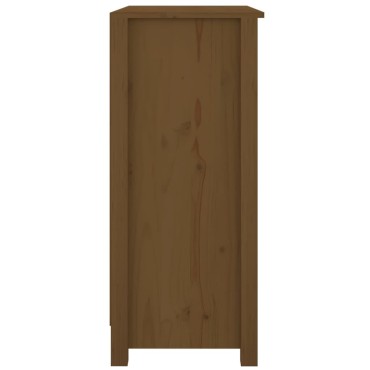 vidaXL Ντουλάπι Καφέ Μελί 70x35x80cm από Μασίφ Ξύλο Πεύκου 1 τεμ.