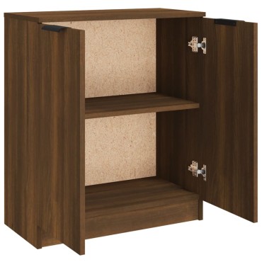 vidaXL Μπουφές Καφέ Δρυς 60x30x70cm από Επεξεργασμένο Ξύλο 1 τεμ.