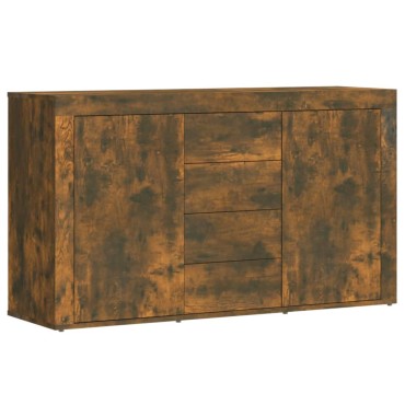 vidaXL Μπουφές Καπνιστή Δρυς 120x36x69cm από Επεξεργασμένο Ξύλο 1 τεμ.