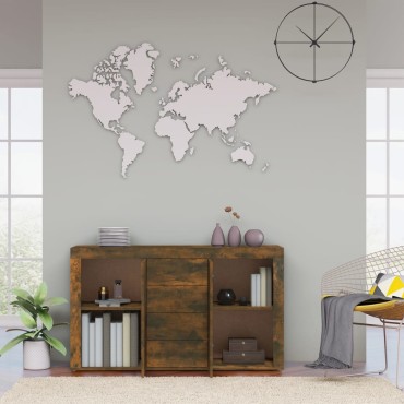vidaXL Μπουφές Καπνιστή Δρυς 120x36x69cm από Επεξεργασμένο Ξύλο 1 τεμ.