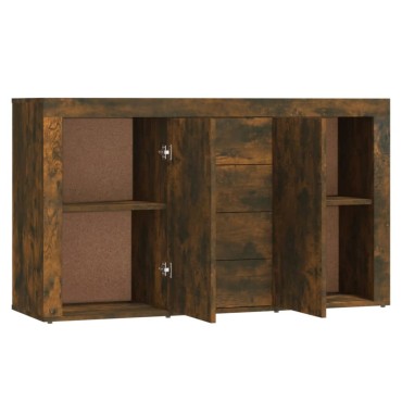 vidaXL Μπουφές Καπνιστή Δρυς 120x36x69cm από Επεξεργασμένο Ξύλο 1 τεμ.