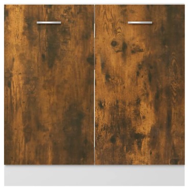 vidaXL Ντουλάπι Lyon Νεροχύτη Καπνιστή Δρυς 80x46x81,5cm 1 τεμ.