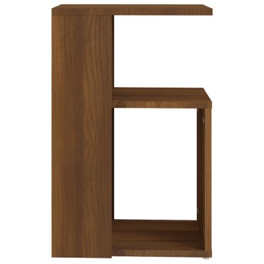 vidaXL Τραπέζι Βοηθητικό Καφέ Δρυς 36x30x56cm από Επεξεργασμένο Ξύλο 1 τεμ.