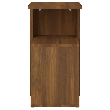 vidaXL Τραπέζι Βοηθητικό Καφέ Δρυς 36x30x56cm από Επεξεργασμένο Ξύλο 1 τεμ.