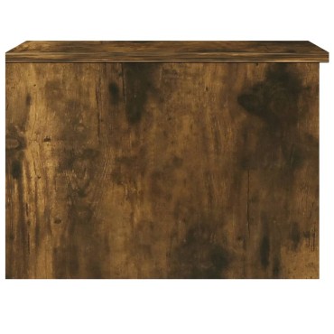 vidaXL Τραπεζάκι Σαλονιού Καπνιστή Δρυς 50x50x36cm Επεξεργασμένο Ξύλο 1 τεμ.