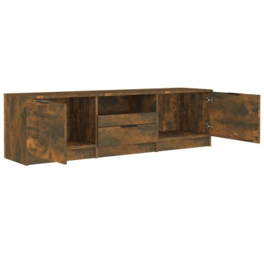 vidaXL Έπιπλο Τηλεόρασης Καπνιστή Δρυς 140x35x40cm Επεξεργασμένο Ξύλο