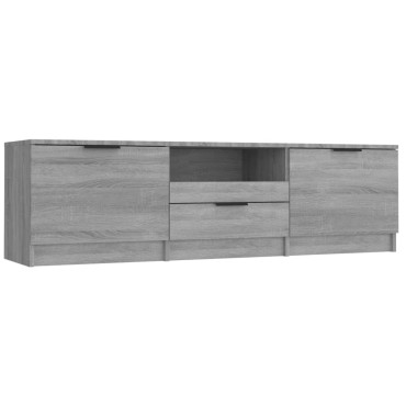 vidaXL Έπιπλο Τηλεόρασης Γκρι Sonoma 140x35x40cm Επεξεργασμένο Ξύλο
