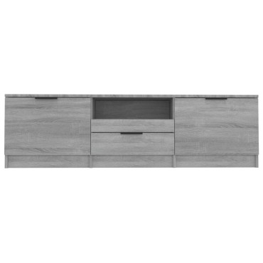 vidaXL Έπιπλο Τηλεόρασης Γκρι Sonoma 140x35x40cm Επεξεργασμένο Ξύλο