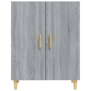 vidaXL Ντουλάπι Γκρι Sonoma 70x34x90cm από Επεξεργασμένο Ξύλο 1 τεμ.