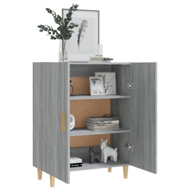 vidaXL Ντουλάπι Γκρι Sonoma 70x34x90cm από Επεξεργασμένο Ξύλο 1 τεμ.