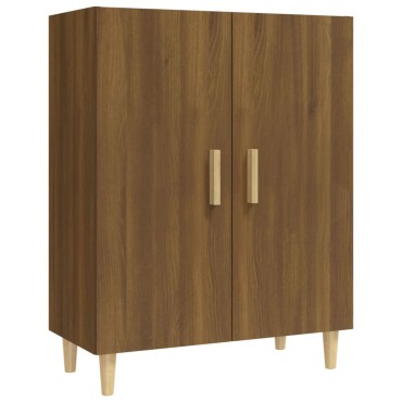 vidaXL Ντουλάπι Καφέ Δρυς 70x34x90cm από Επεξεργασμένο Ξύλο 1 τεμ.