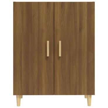 vidaXL Ντουλάπι Καφέ Δρυς 70x34x90cm από Επεξεργασμένο Ξύλο 1 τεμ.