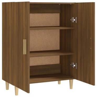 vidaXL Ντουλάπι Καφέ Δρυς 70x34x90cm από Επεξεργασμένο Ξύλο 1 τεμ.
